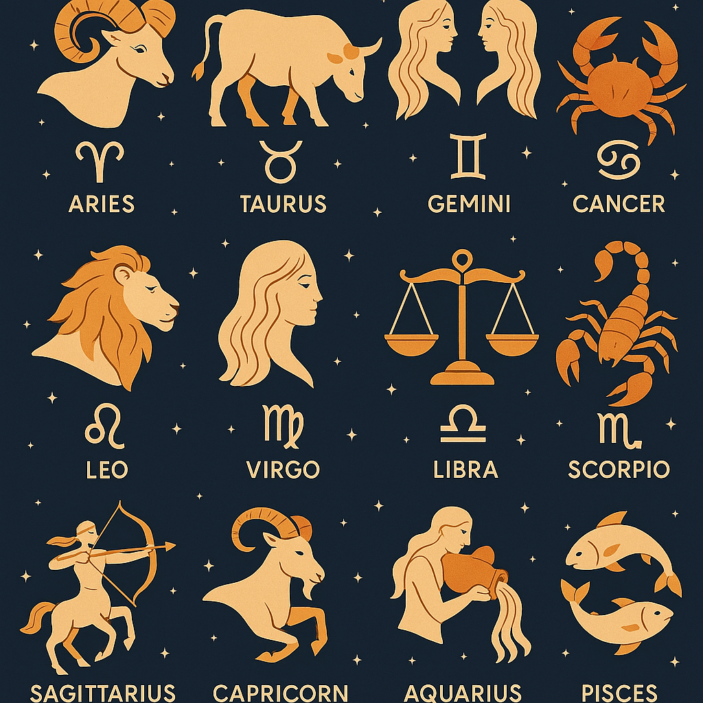 zodiac sign a group of zodiac signs