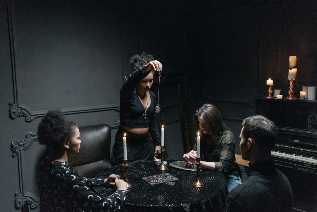 people sitting at the table